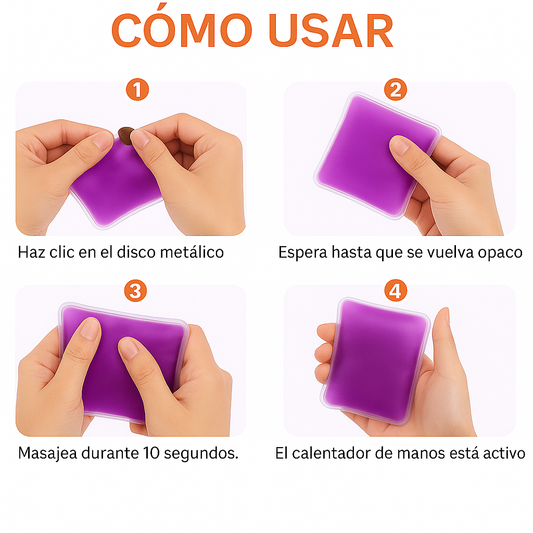 Bolsa Térmica de Gel de Bolsillo – Alivio Inmediato de Cólicos, Manos Frías y Tensiones Musculares